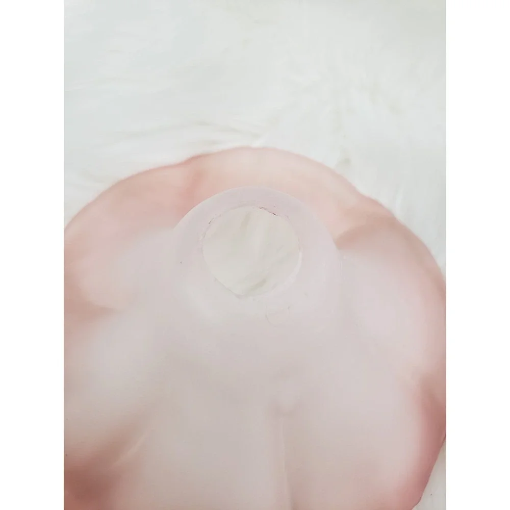 1980s Pink Calla Lilly Hollywood Regency Plastic‎ Lamp Shade Replacement Flower